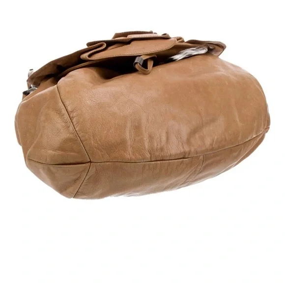 YVES SAINT LAURENT | YSL Authentic Rive Gouche Tan Leather Bag Purse - Picture 5 of 6